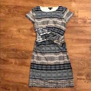 Patterned work dress